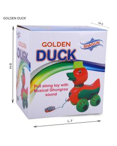 Golden Duck White & Blue